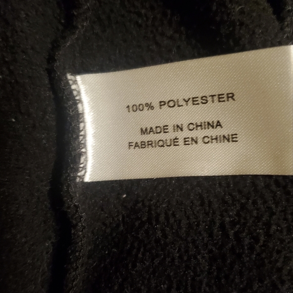 SOLD Size Small Black Full Zip Sweater (cozy fuzzy comfortable stretchy). - Picture 5 of 5